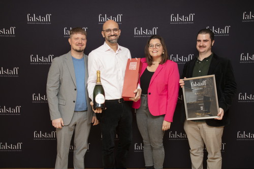 ...und erhielt dafür eine Auszeichnung – gesponsert von Swiss Wine.