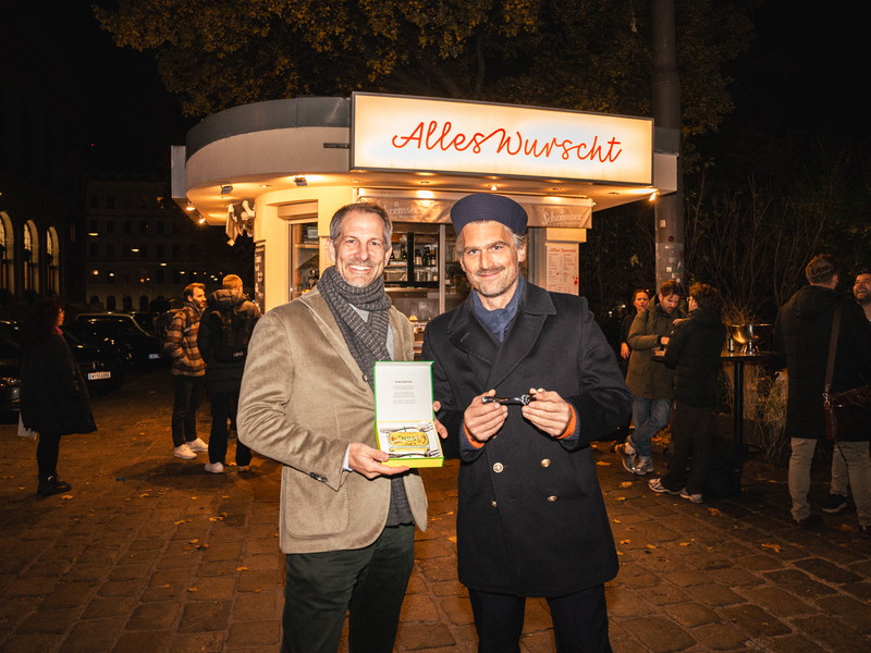 Jakob Glatz mit Felix Muhrhofer.