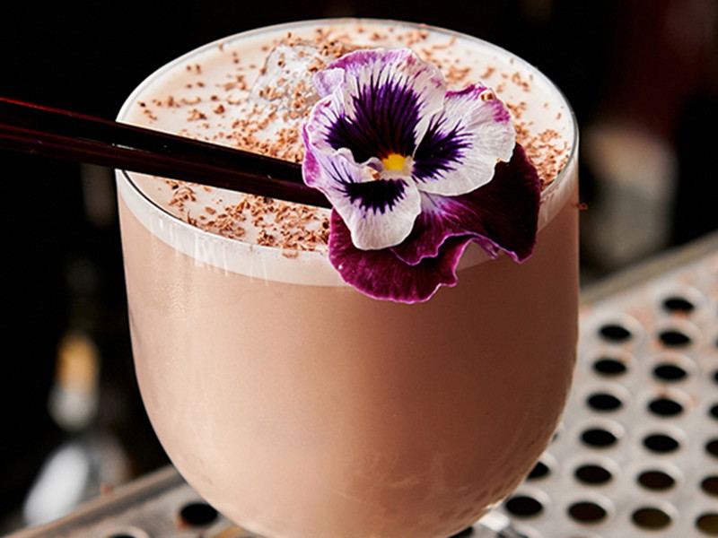 A liquid dessert, the Velvet Revolution is perfect for the cold season.