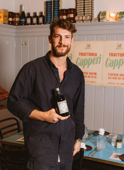Dominik Riepl, Brand Ambassador bei Monkey 47. 