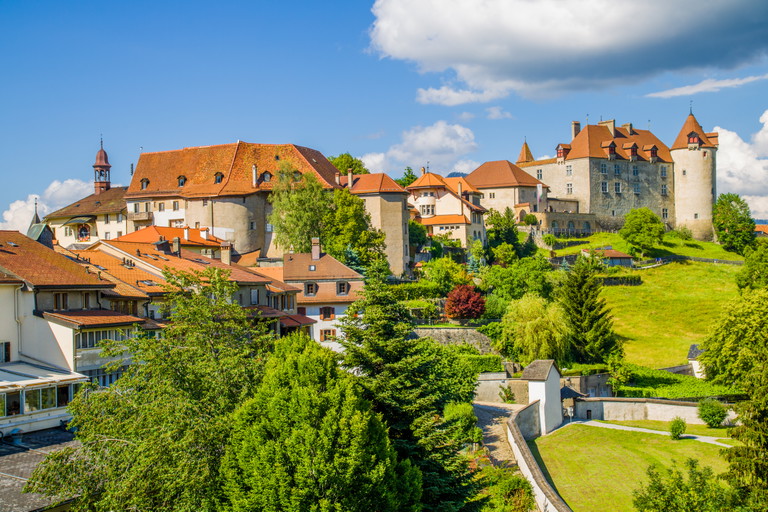 Das idyllische Städtchen Gruyères im Kanton Freiburg hat nur etwa 2000 Einwohner.