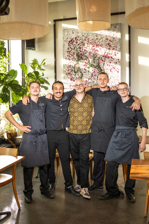 Das «ANOAH»-Team (v.l.): Leon Paczkowski, Noah Rechsteiner, Maximilian Wienhard, Gino Alder und Nino Meier.