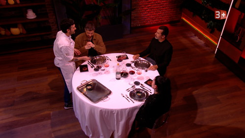 Rodrigo musste für Sven Wassmer, Andreas Caminada und Elif Oskan kochen.