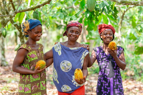 Kwati, Faustina und Akua.
