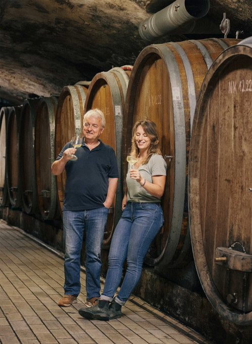 Erfolgreiches Vater-Tochter-Team aus Ihringen: Joachim Heger und Tochter Rebecca.