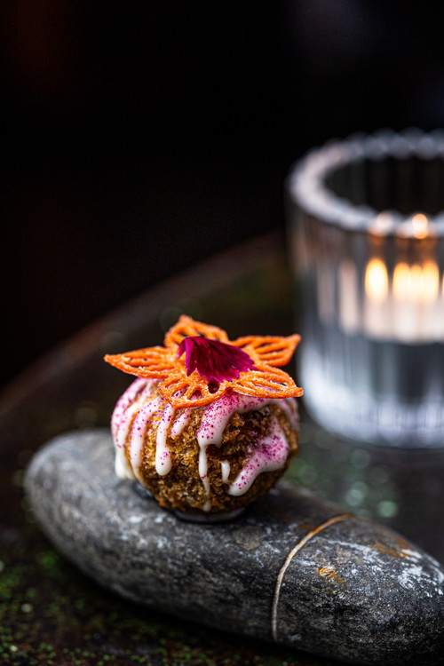 Indische Kartoffel-Krokette.