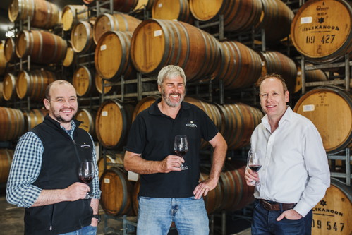 Von links: Peter Warr, Troy van Dulken und Travis Fuller.