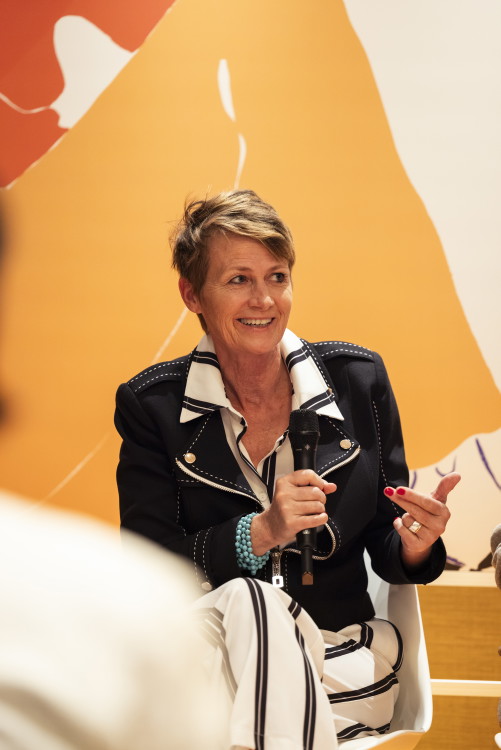 Madeleine von Holzen, Chefredakteurin von Le Temps.