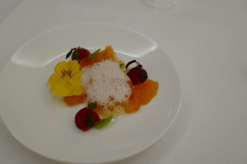 Muskattraube und Ceviche ergaben eine ungewöhnlich stimmige Kombination
