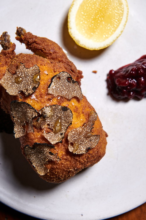 Das «Trüffel-Wachtel Cordon Bleu».
