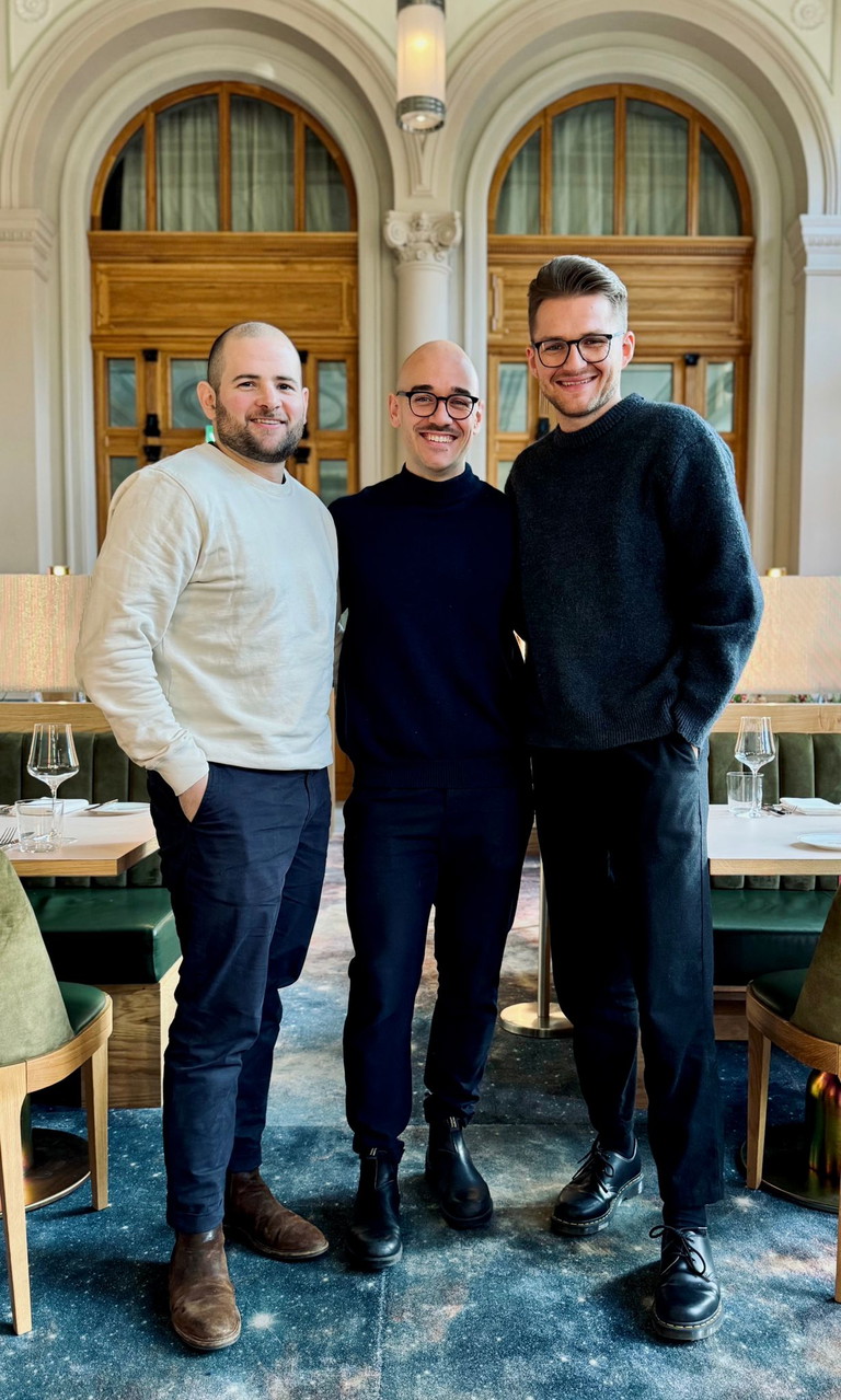 Von links: Luca, Gino und Luc.