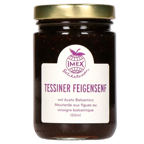 Tessiner Feigensenf mit Aceto Balsamico di Modena.