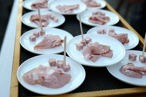 Steirische Mortadella vom Wollschwein alias »Marie Wurscht« machte Appetit.