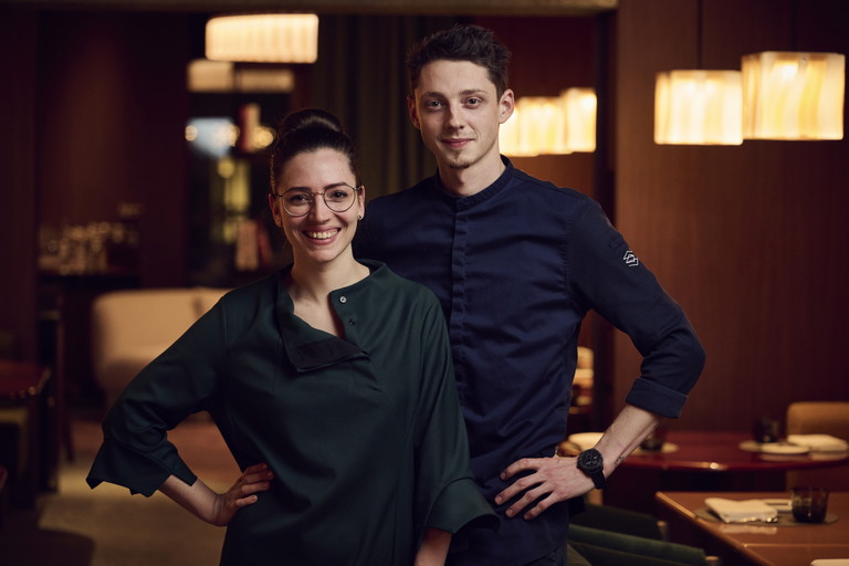 Hannah van den Niewenhuizen und Valentin Sträuli.