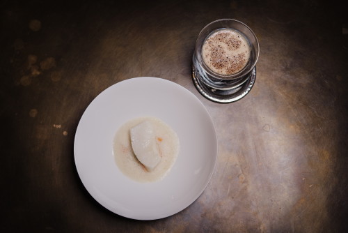 Senns Bitter mit Schwarzer Seehecht, Mandarin-Koshu und Fenchel 