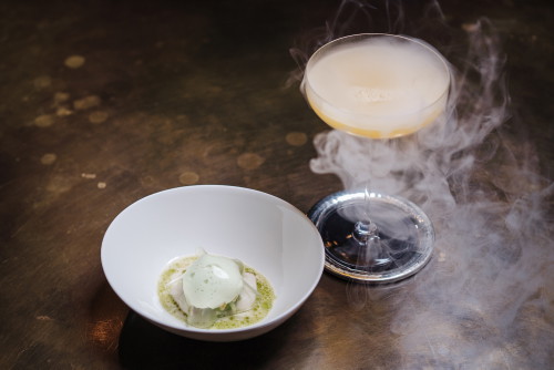 Senns Sour &amp; Calamaretti mit Gurke, Dill und Wasabi 