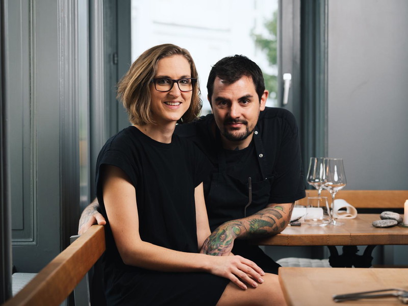 Nadine Baumgartner und Oscar de Matos.