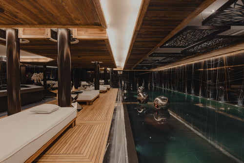 Der Spa-Bereich im «Ultima Gstaad» wurde umfassend renoviert...