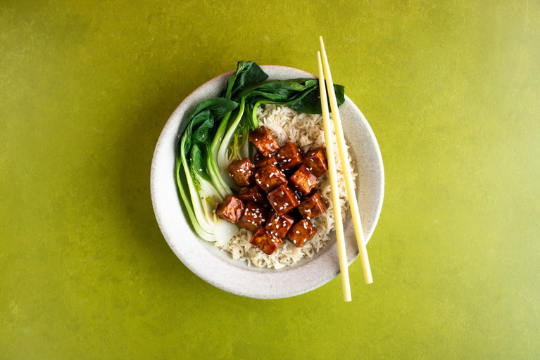 Made from soybeans, tempeh is a traditional alternative to meat that is more sustainable and economical. 