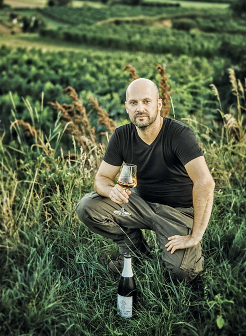 Thomas Schwarz vom Weingut Kloster am Spitz am Fuße des Leithagebirges hat längst den Sprung an die Rotweinspitze geschafft.