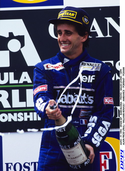 4-time world champion Alain Prost.