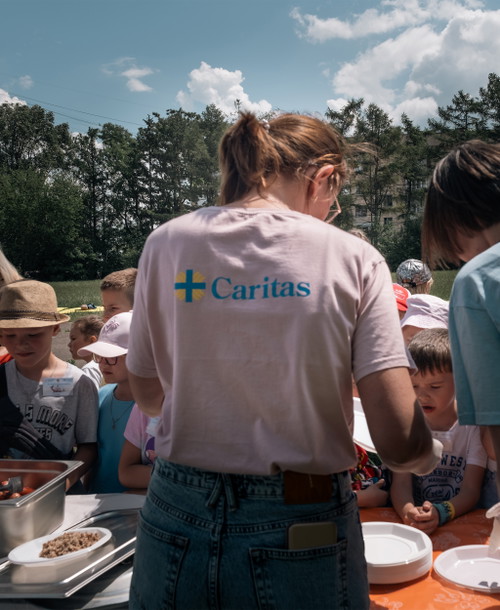 Eines der von der Caritas unterstützten Hilfsprojekte in der Ukraine.