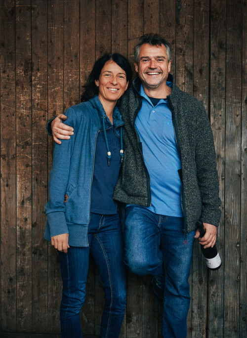 Andreas Laible und Ehefrau Petra: Platz zwei mit Riesling aus Baden.
