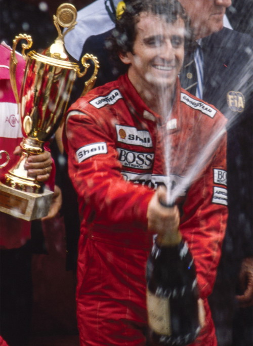4-time world champion Alain Prost.