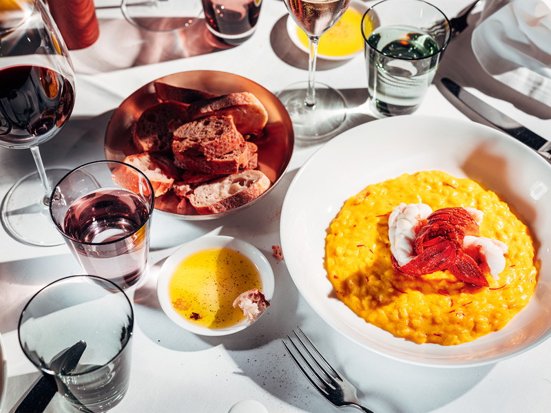 Risotto allo zafferano aus dem »Fabios«.