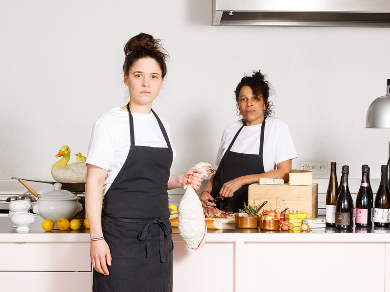 Katrin Jordi und Fabienne Bateza.