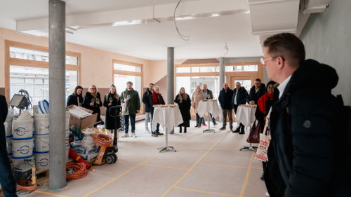 Zu Besuch in der künftigen Filiale in Altstetten.