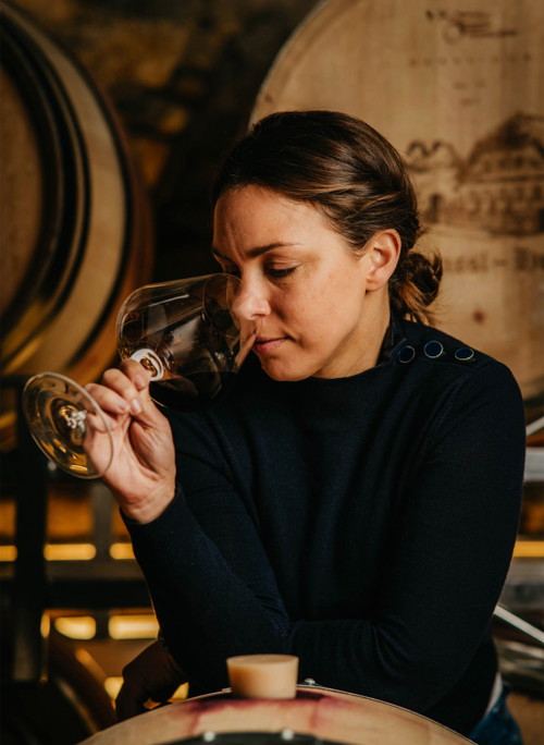 Bettina Huber vom Weingut Fuhrgassl-Huber.