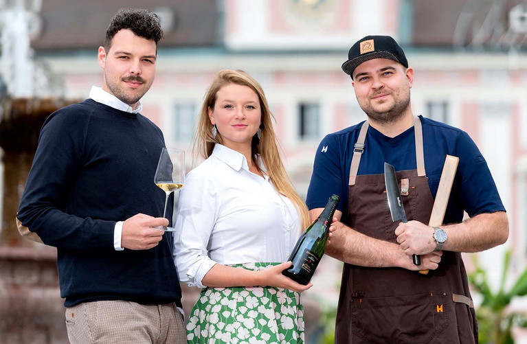 Das »Aelium«-Trio Christoph Essl, Elena Rameder und Christoph Vogler zeigt vor, wie Fine Dining funktionieren kann.