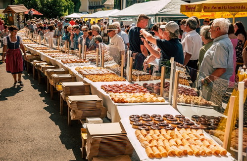 Das traditionelle Rezept für Schüsselkrapfen aus der Obersteiermark sieht süßen Germteig, herausgebacken in Butterschmalz, vor. Mittig ins »Schüsserl« wird Marmelade gesetzt.