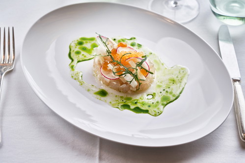 A dish from Restaurant Beletage.
