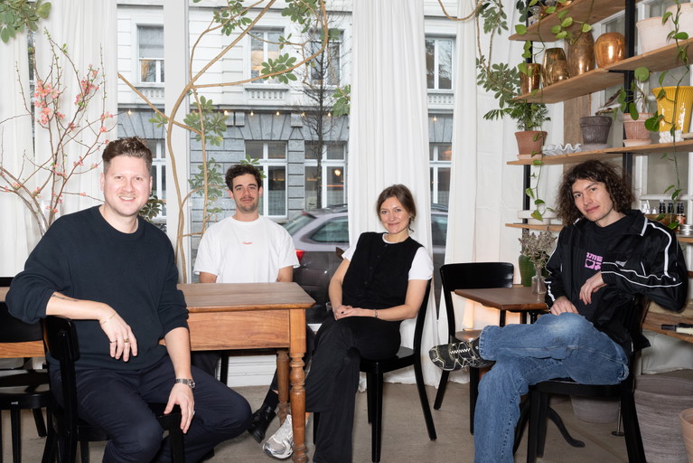 Silas, Enea, Zoë und Cedir (von links). 