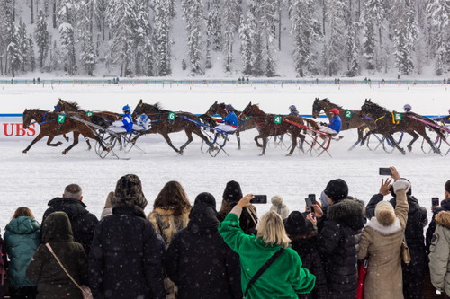 Das Pferderennen ist ein beliebter Anlass in St. Moritz.