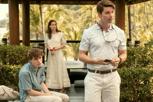 ...Sam Nivola, Sarah Catherine Hook und Patrick Schwarzenegger.