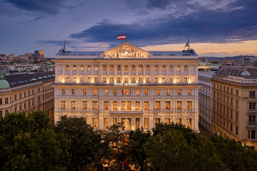 Das Hotel Imperial am Kärtner Ring. 