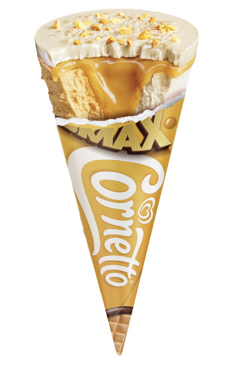 Das »Cornetto MAX Mango-Vanille«.