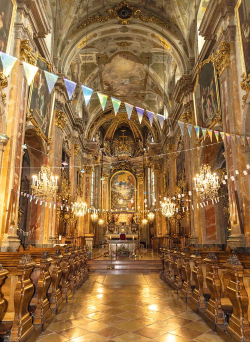 Barocker Prunk: Das heutige Erscheinungsbild des St. Pöltner Doms geht auf das 17. Jahrhundert zurück. 