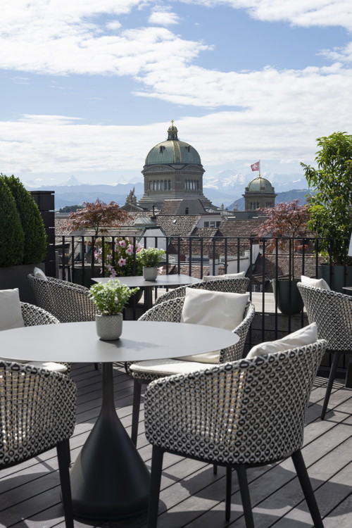 Die «Sky Terrace» im «Schweizerhof».