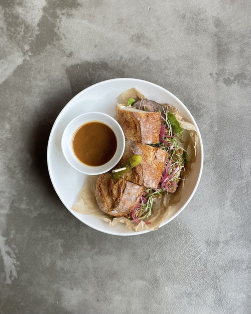 Das Roastbeef Sandwich.