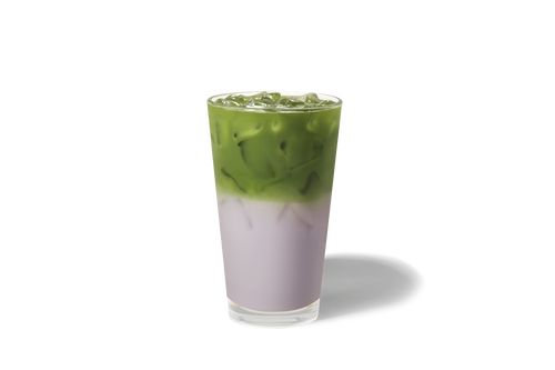 Iced Lavender Matcha Latte.