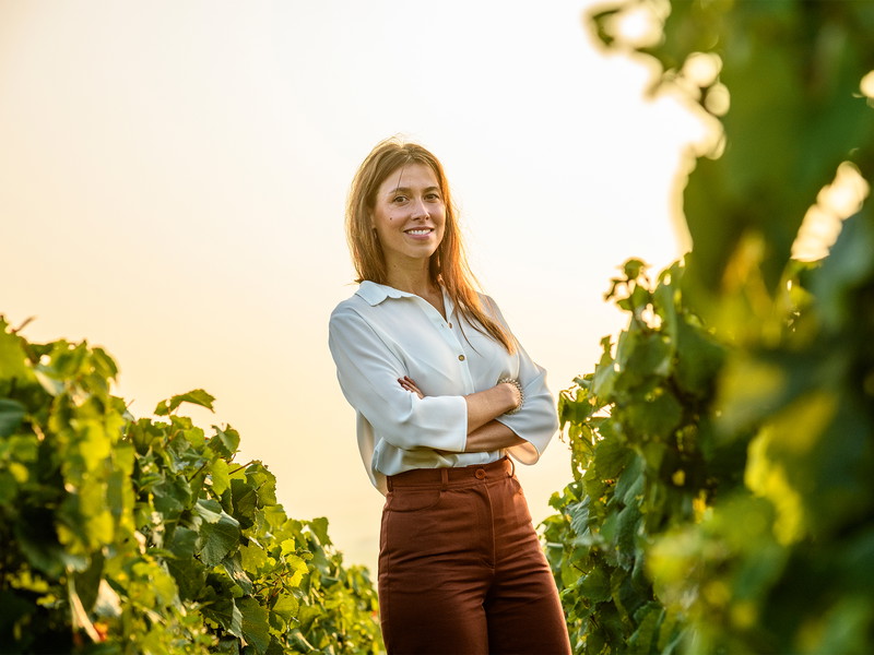 Lucie Pereyre de Nonancourt bringt als Botschafterin des Prestige-Cuvées »Grand Siècle« neue Impulse. 