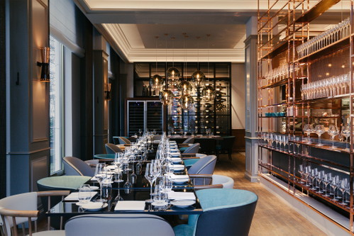 Das Restaurant »POTS« im »The Ritz-Carlton, Berlin«.