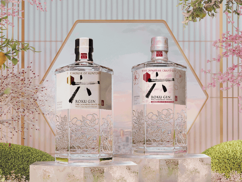 Der japanische Roku Gin stellt zum Frühlingsbeginn seine »Sakua Bloom Edition« in den Fokus, die mit japanischen Kirschblüten verfeinert wird.