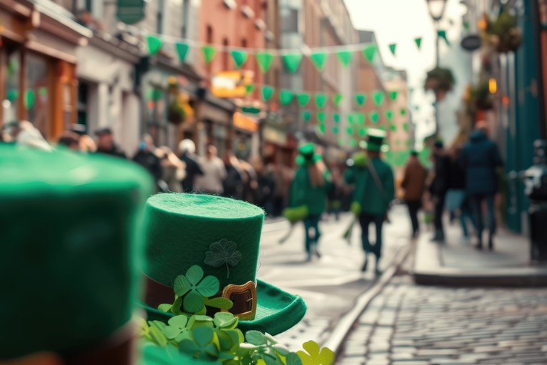 Der St.Patrick's Day wird in Irland auf der jährlichen Parade groß gefeiert. 