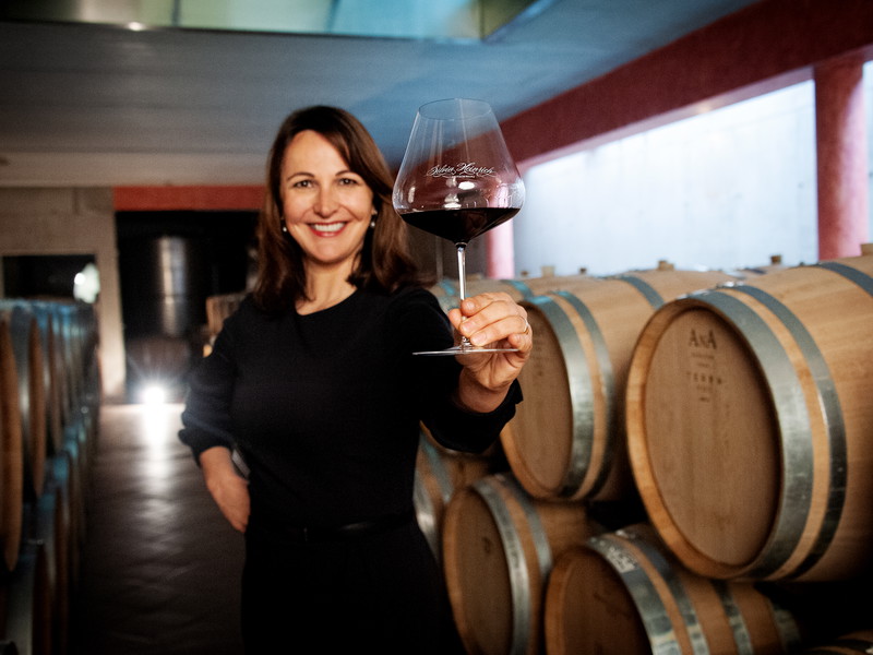 Winzerin Silvia Heinrich. 