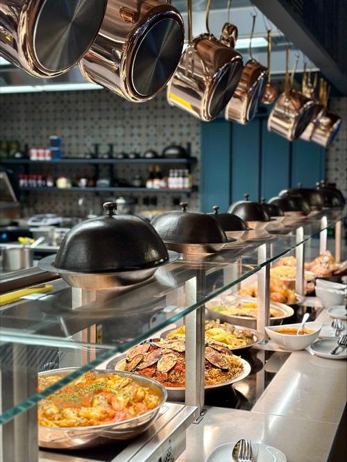 Das Iftar-Buffet.